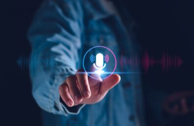 Voice,Recording.,Man,Touching,Microphone,Icon,On,Smart,Phone.,Mobile Speak to Click: Building Voice-Driven Web Experiences