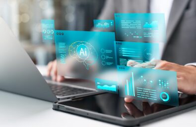 Ai,Agents,And,Assistants,,Young,Man,Uses,Ai,Agents,On AI suport in working