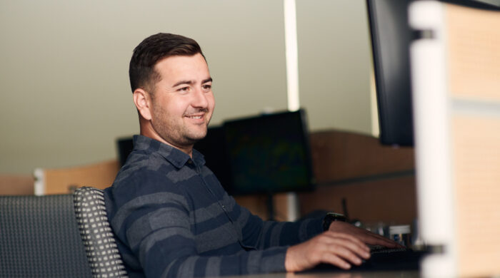 Netrom Company employee working