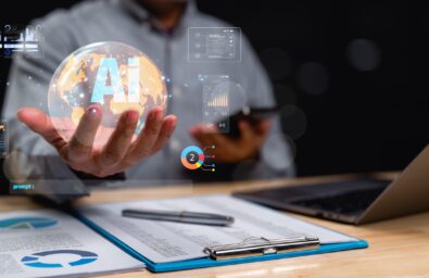 Image,Professional,Integrating,Artificial,Intelligence,Into,Business,Strategy,,Highlighting,Data AI in Agile Teams